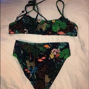 Skatie NWT Matching 2 Piece Paradise Swim